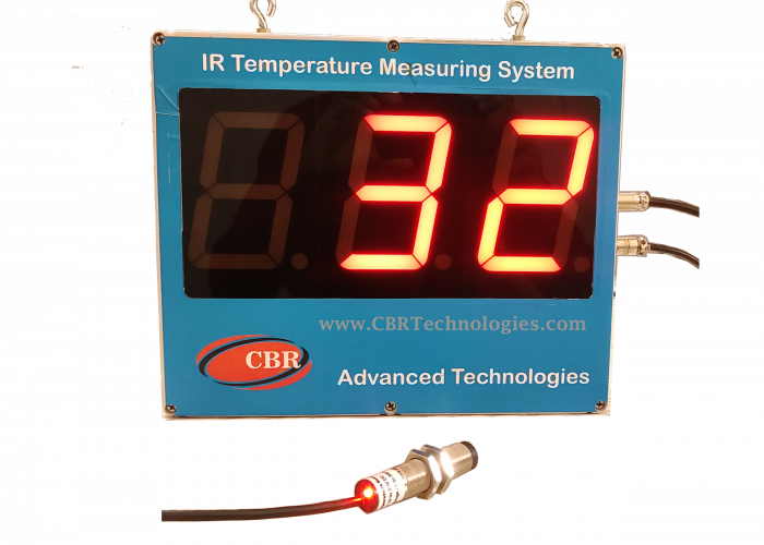 Online temperature system for ceramic dryers