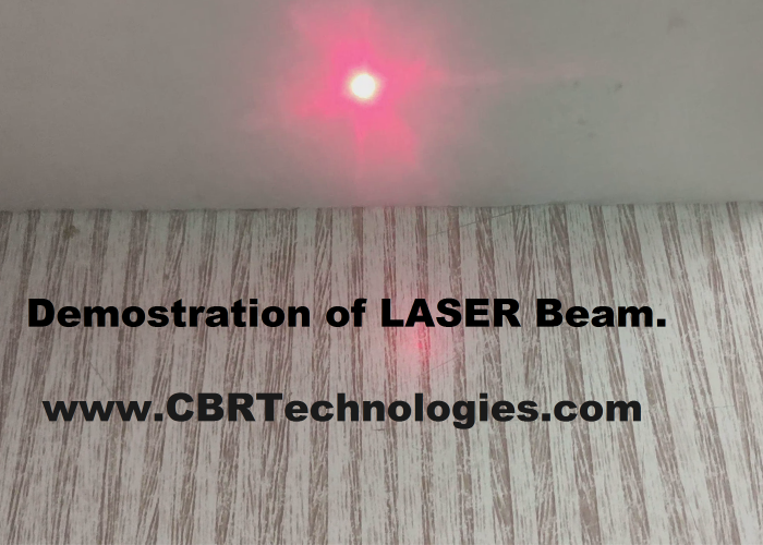 Laser Through beam ,light Demo for ceramic industries,Morbi,Gujarat